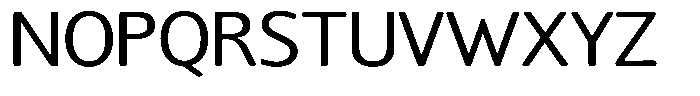 Chatwin Rounded Semi Expanded Font UPPERCASE