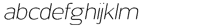 Chatwin Rounded Thin Expanded Italic FONT