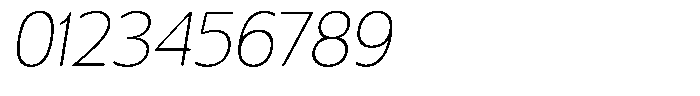 Chatwin Rounded Thin Italic Font OTHER CHARS