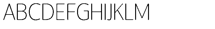 Chatwin Rounded Thin Font UPPERCASE