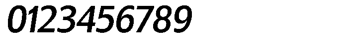 Chatwin Semi Bold Semi Condensed Italic Font OTHER CHARS