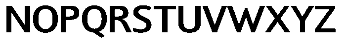 Chatwin Semi Bold Semi Expanded Font UPPERCASE