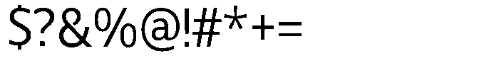 Chatwin Semi Condensed Font OTHER CHARS