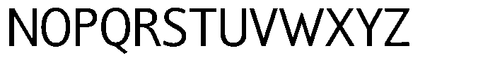 Chatwin Semi Condensed Font UPPERCASE