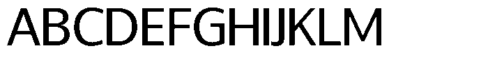 Chatwin Semi Expanded Font UPPERCASE