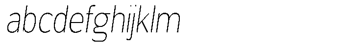 Chatwin Thin Condensed Italic FONT