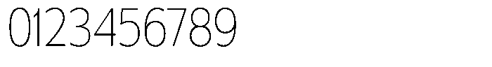 Chatwin Thin Condensed Font OTHER CHARS