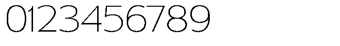 Chatwin Thin Expanded Font OTHER CHARS