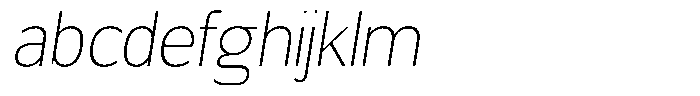 Chatwin Thin Italic FONT