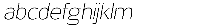 Chatwin Thin Semi Expanded Italic FONT