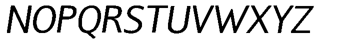 Chatwin Variable Black Condensed Italic Font UPPERCASE