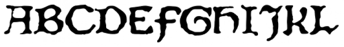 Chaucer Font UPPERCASE