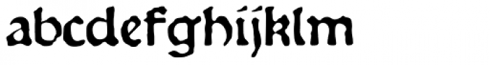 Chaucer Font LOWERCASE