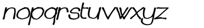 Chavenir Bold Italic Font LOWERCASE