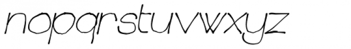 Chavenir Italic Font LOWERCASE