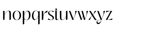 Chaviera Pro Regular Font LOWERCASE