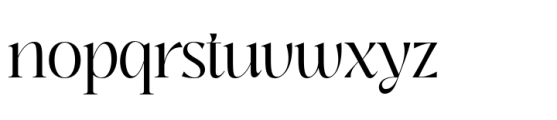 Chaviera Font LOWERCASE