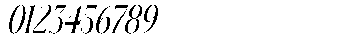 Chazero Italic Font OTHER CHARS