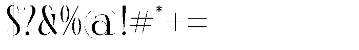 Chazero Regular Font OTHER CHARS