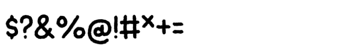 Cheap Skit Regular Font OTHER CHARS