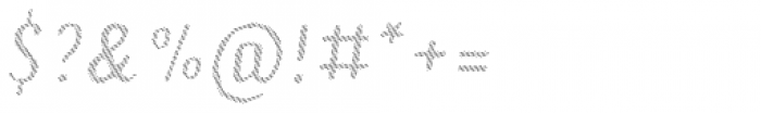 Checkin Script Oblique Layer Line Font OTHER CHARS