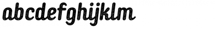Checkin Script Oblique Texture Font LOWERCASE