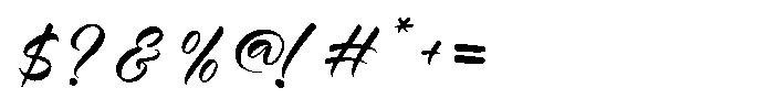 Chedis Script Regular Font OTHER CHARS