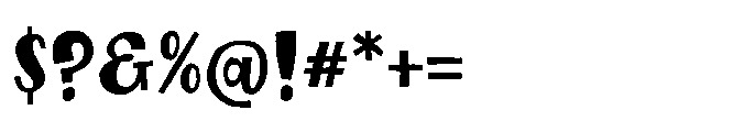 Cheeky Chunky Font OTHER CHARS