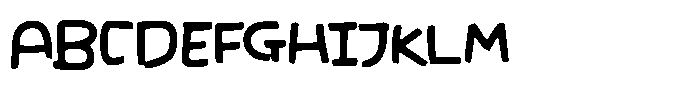 Cheerful Friday Font UPPERCASE