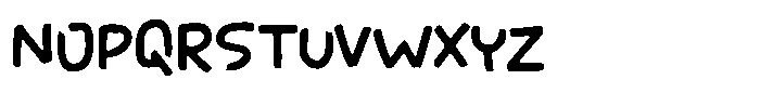 Cheerful Friday Font UPPERCASE