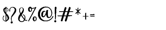 Cheery Lines Font OTHER CHARS
