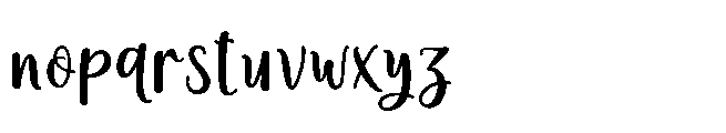Cheery Lines Font LOWERCASE