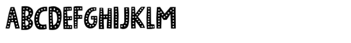 Cheesy Joke Dots Font UPPERCASE