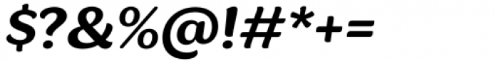 Chella Semi Bold Italic Font OTHER CHARS