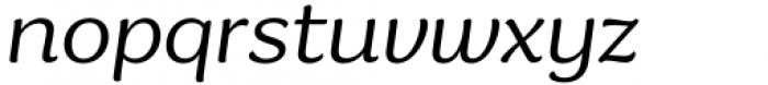 Chella Thin Italic Font LOWERCASE