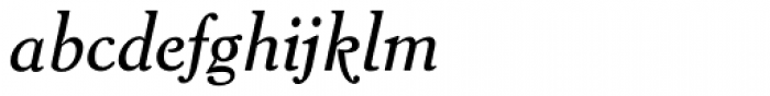 Chelten Old Style SB Italic Font LOWERCASE