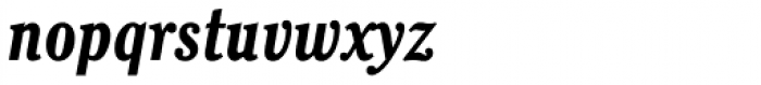 Cheltenham Bold Condensed Italic Font LOWERCASE