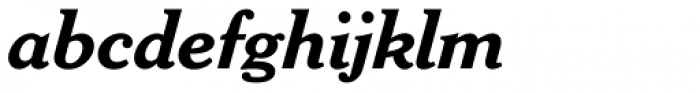 Cheltenham Bold Italic Font LOWERCASE