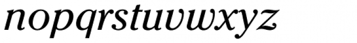Cheltenham Book Italic Font LOWERCASE