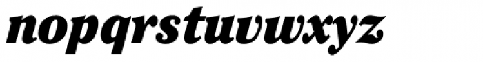 Cheltenham Cond Ultra Italic Font LOWERCASE