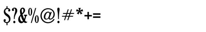 Cheltenham ExtraCondensed Bold Pro Font OTHER CHARS