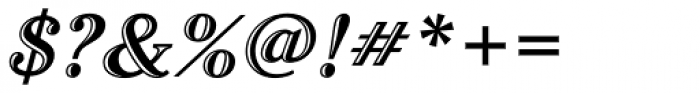 Cheltenham Handtooled Std Bold Italic Font OTHER CHARS
