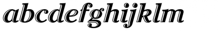 Cheltenham Handtooled Std Bold Italic Font LOWERCASE