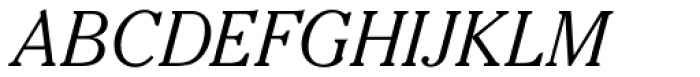 Cheltenham Pro Light Italic Font UPPERCASE