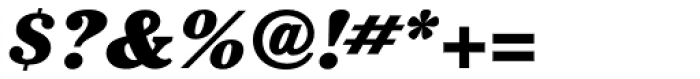 Cheltenham Ultra Italic Font OTHER CHARS