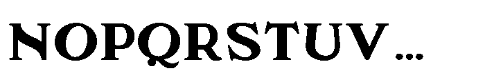 Chemins Bold Font UPPERCASE