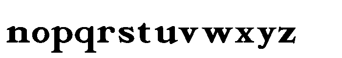 Chemins Bold Font LOWERCASE