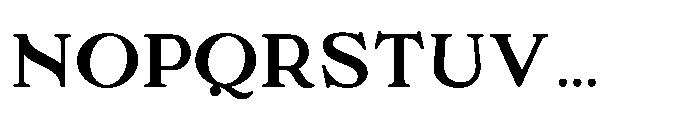 Chemins Regular Font UPPERCASE