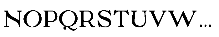 Chemins Thin Font UPPERCASE