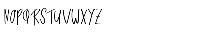 Chemomile Font UPPERCASE